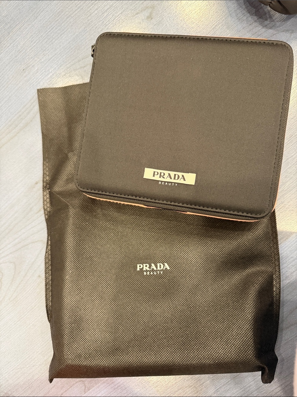 Prada cosmetic bag